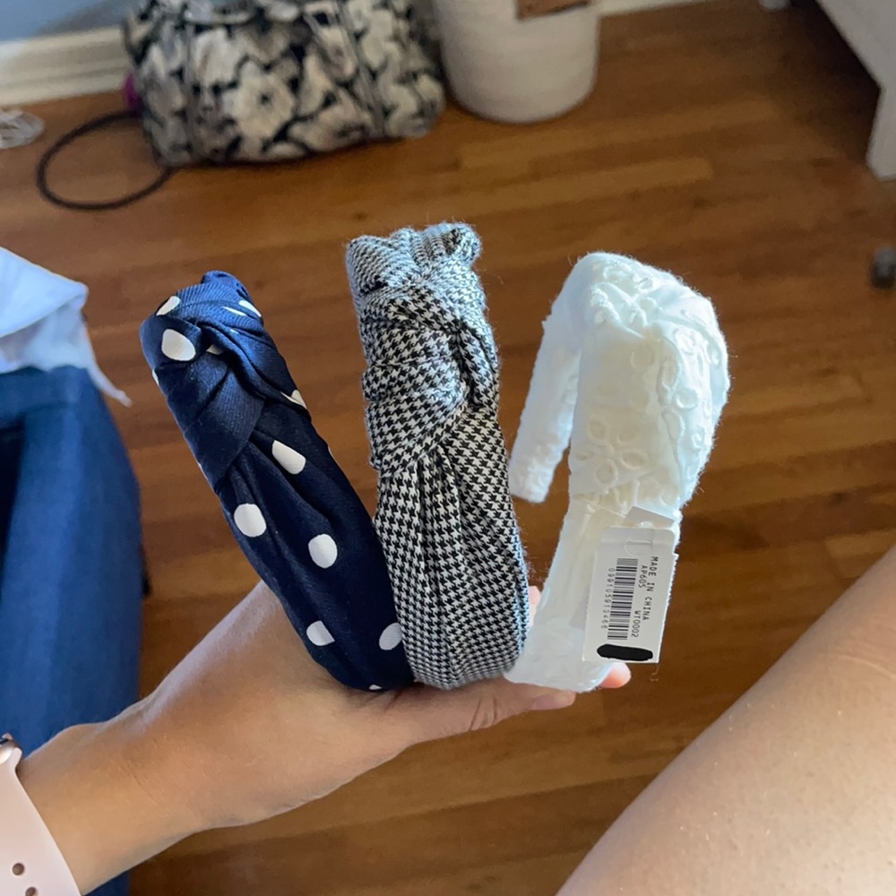 Three J. Crew summer headbands